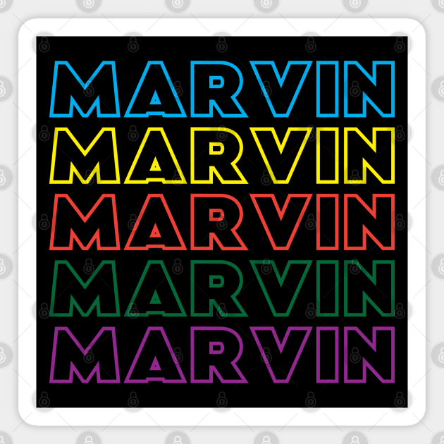 Marvin Gaye Typography Design Magnet by Trendsdk